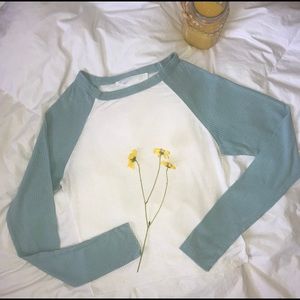 Blue and White Shirt